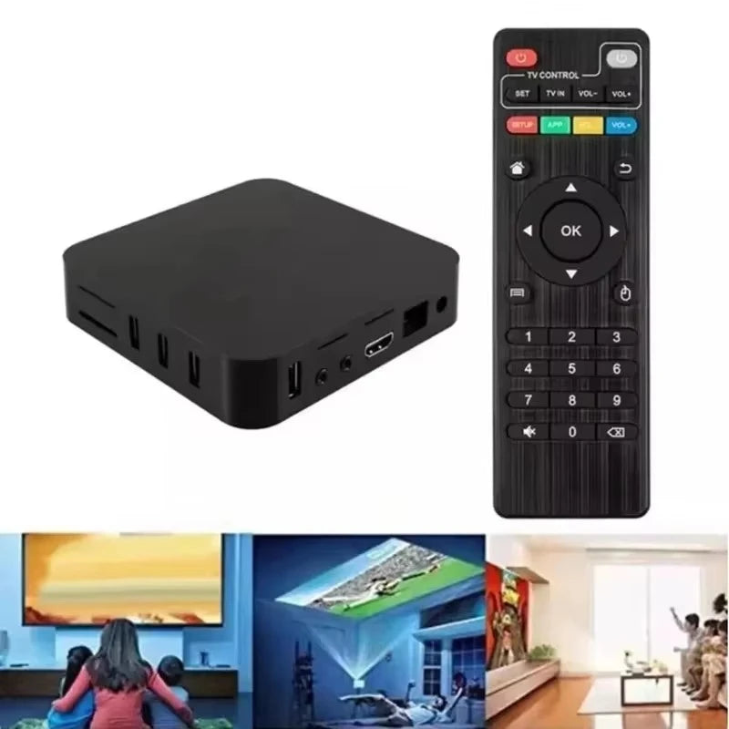 TV Box 4K 5G Android 12.1  com Wi-Fi, 128GB RAM e 512GB Armazenamento